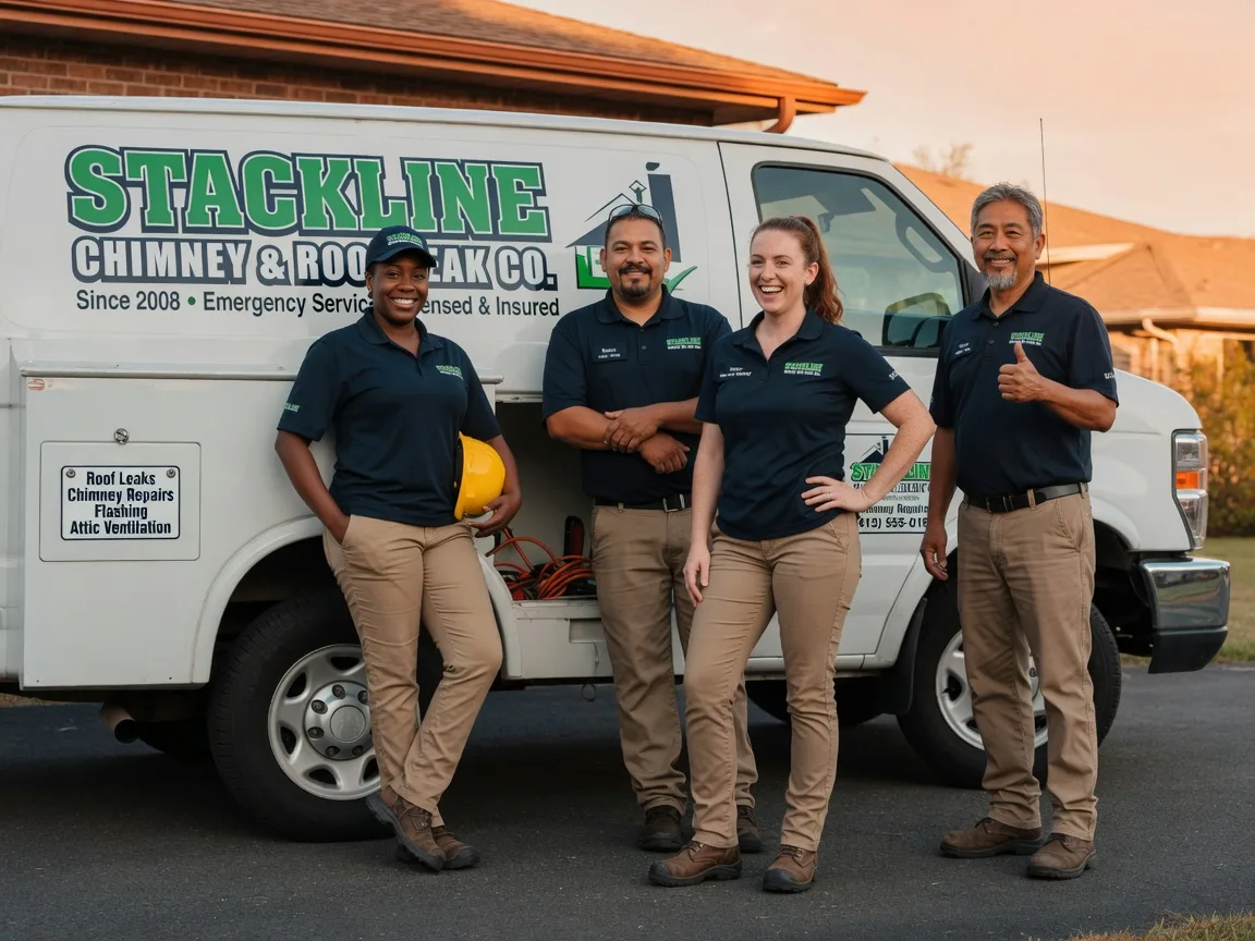 Chimney flashing repair company in Clinton, IA